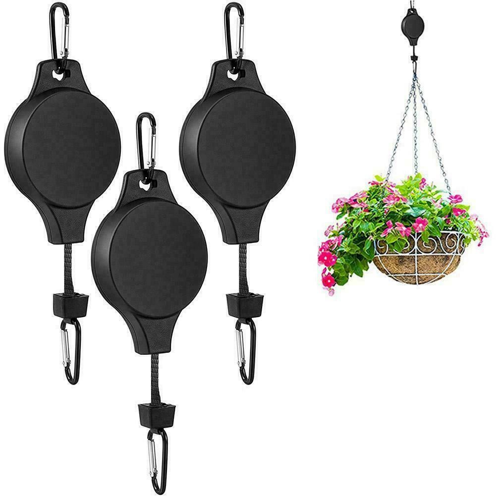 Creativity Retractable Plant Pulley Heavy Duty Hanging Flower Basket