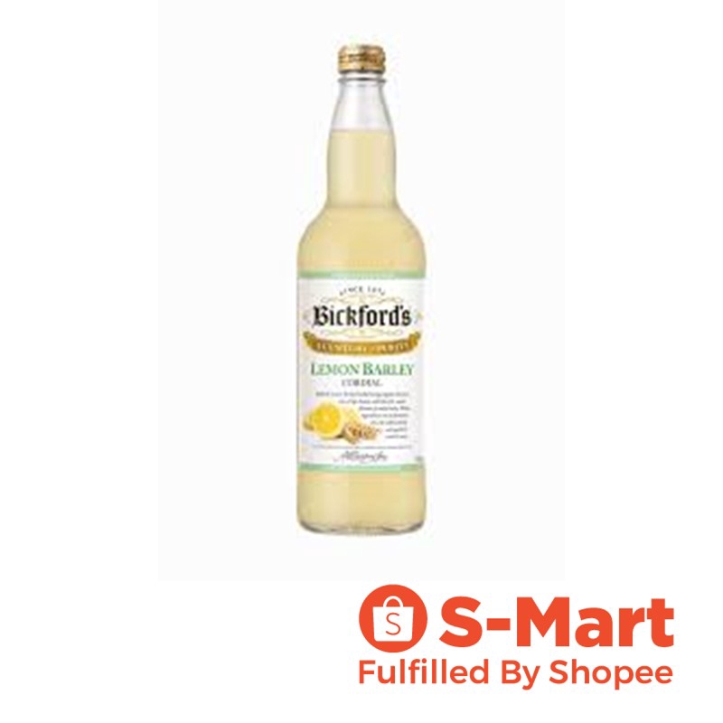 Bickfords Lemon Barley Cordial 750Ml Shopee Singapore