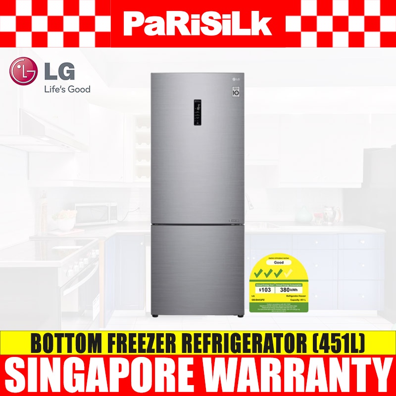 LG GBB4452PZ Bottom Freezer Refrigerator (451L) Shopee Singapore