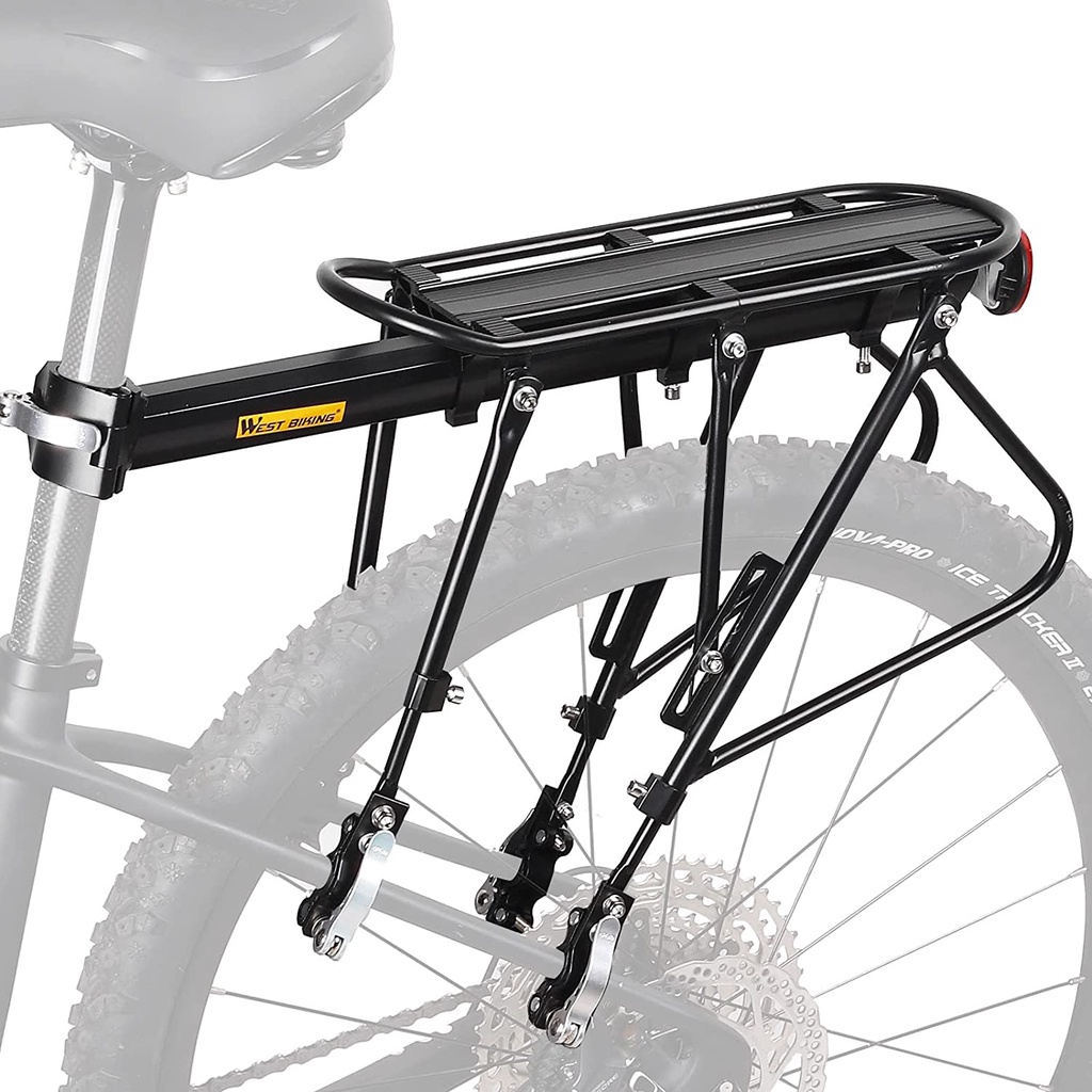 Bike Cargo Rack 220 Lbs Load Bike Rack Full Quick Release Universal