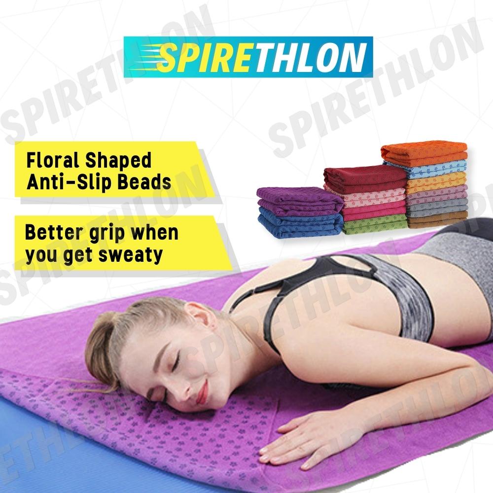 🇸🇬 [READY STOCK] Antislip Yoga Mat Towel / Pilates Mat Towel Shopee