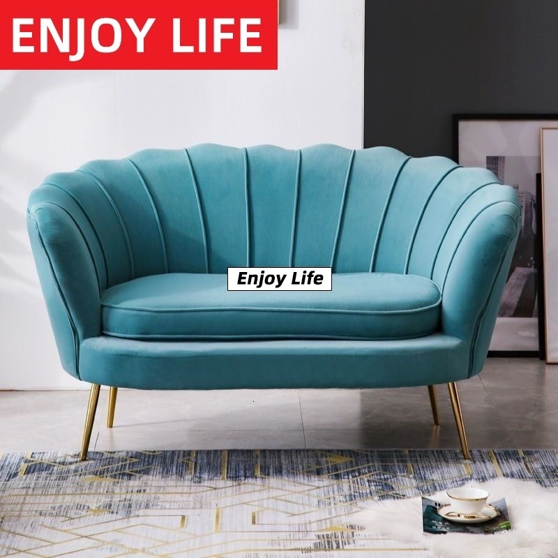 【Free Shipping】Sofa living room small family northern Europe simple modern light luxury lazy