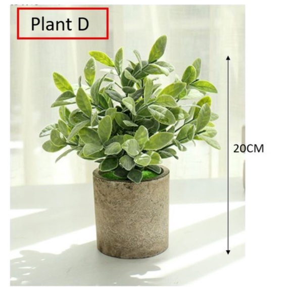 Small Potted Artificial Table Plants Mini Fake Plant Faux Flower Artificial Wall Plants Grass