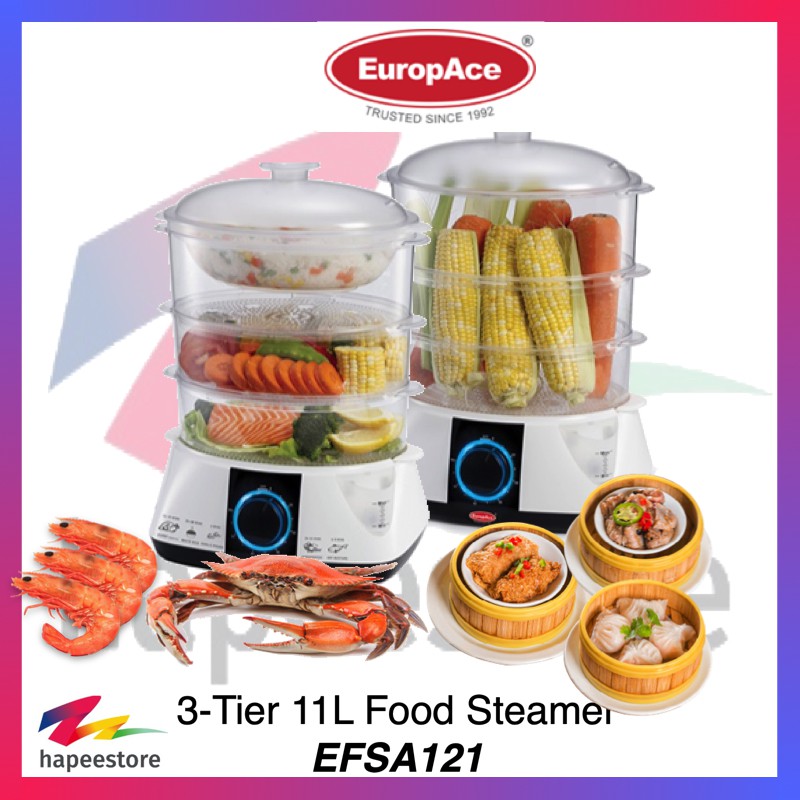 Europace Food Steamer EFSA121 (1 Year Warranty) Shopee Singapore