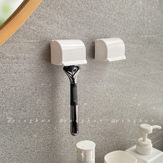 Japanesestyle simple razor bracket wallmounted shelf, wallmounted