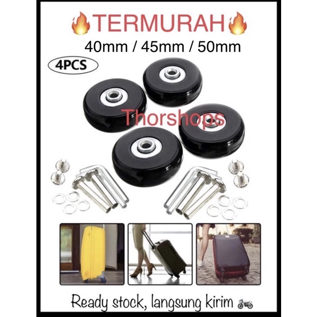 4pcs luggage wheel replacement Repair replacement luggage wheel 40mm