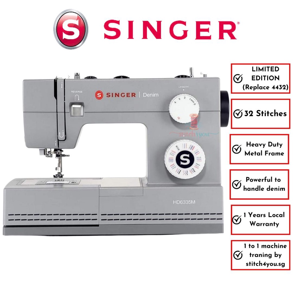 (Free1to1Training)Singer HD6335m Sewing Machines, 1to1 Training by