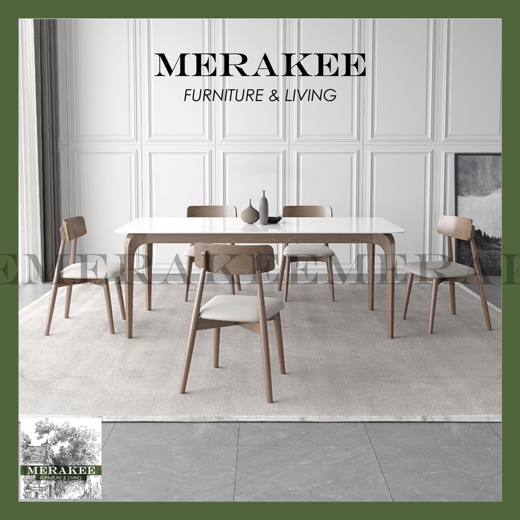 *Ready Stock* MERAKEE Customized Marble Like Sintered Stone Solid Ash