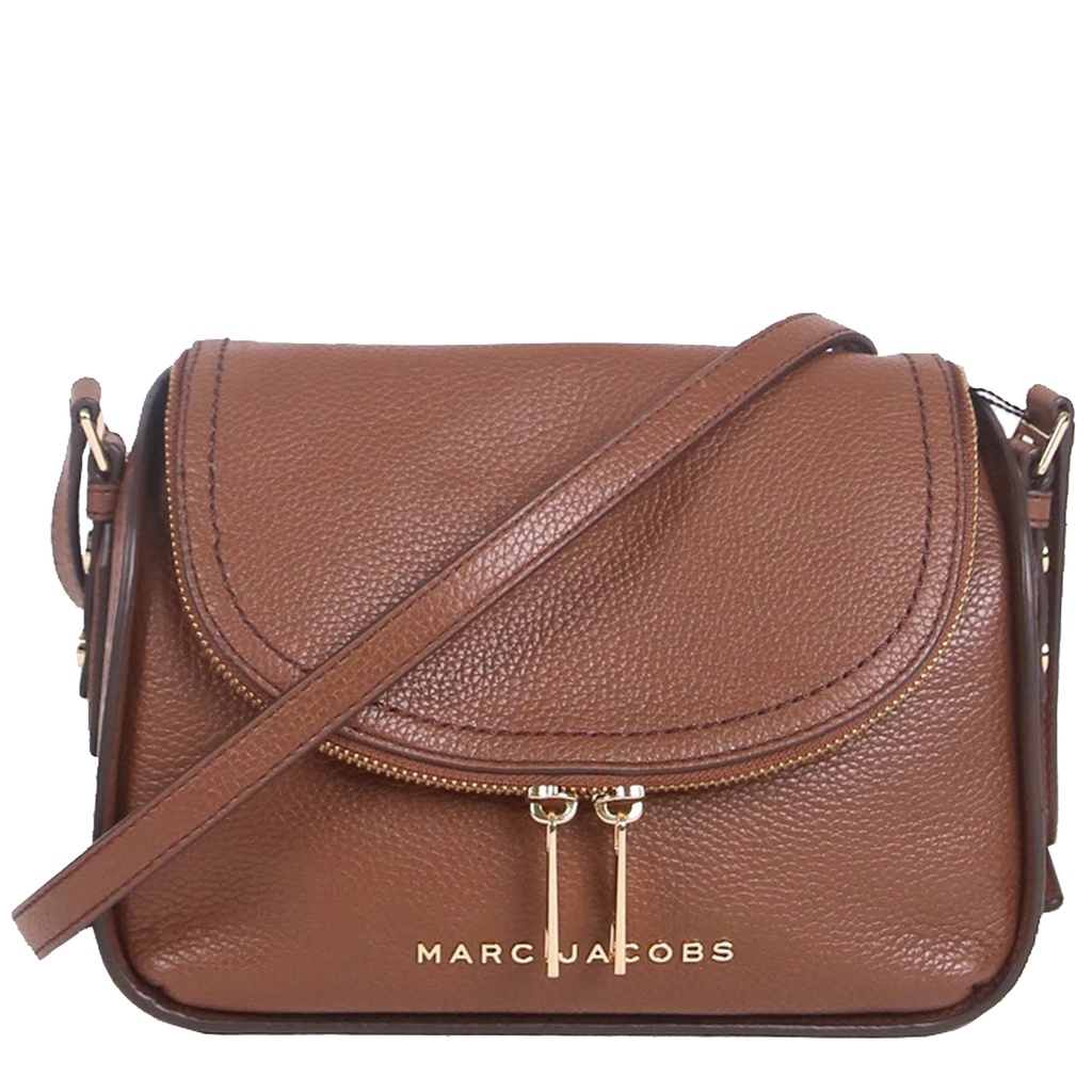 Marc Jacobs The Groove Leather Mini Messenger Bag in Brown Bear
