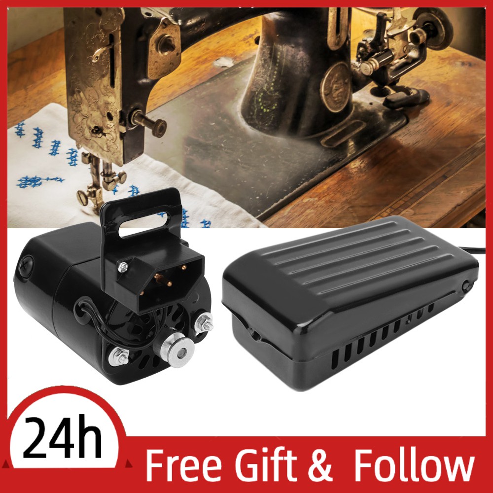 [Ready Stock] 180W Sewing Machine Motor & Foot Pedal Kit Set Domestic