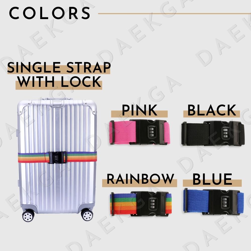 🇸🇬 Luggage Strap with Lock / Luggage Strap Belt / Luggage Belt