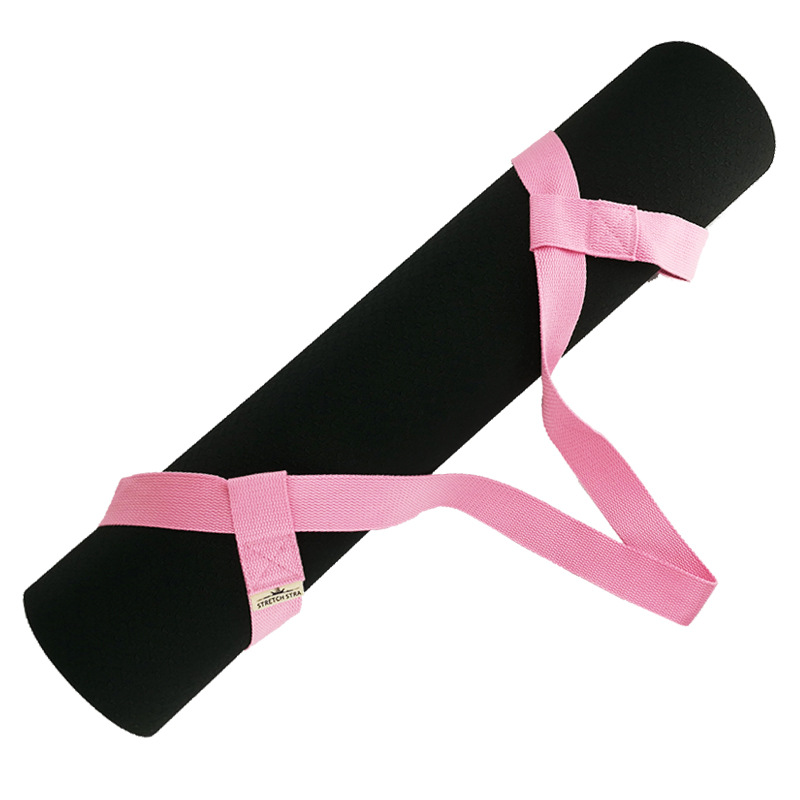Adjustable Yoga Mat Strap Portable Color Polyestercotton Stretch Strap