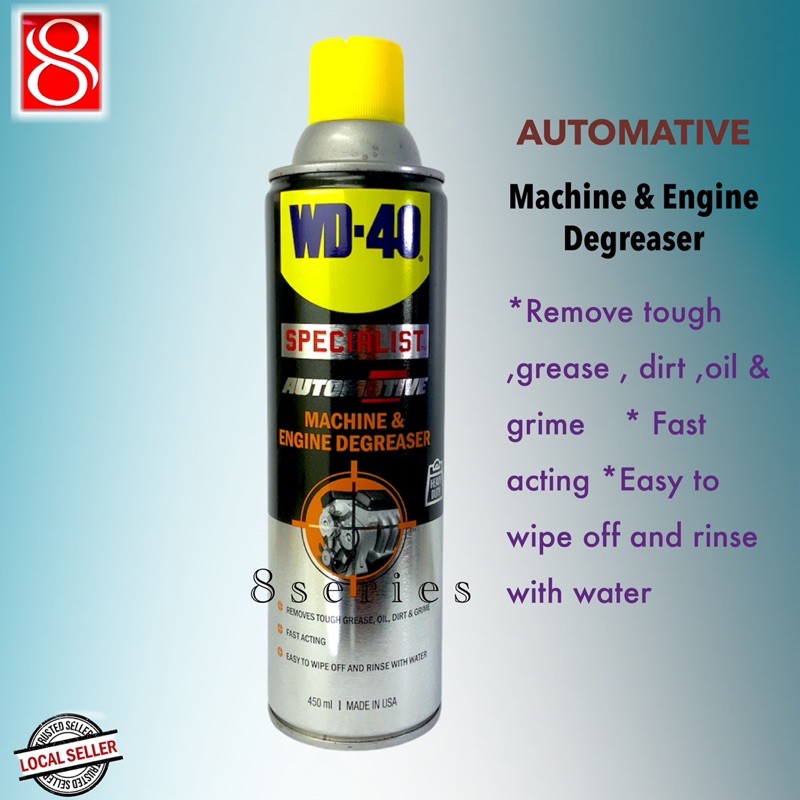 WD 40 AUTOMOTIVE Machine & Engine Degreaser Cleaner spray(450ml) Made