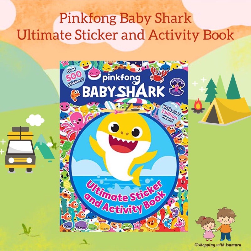 Pinkfong Baby Shark book With 500 Stickers/ultimate sticker and
