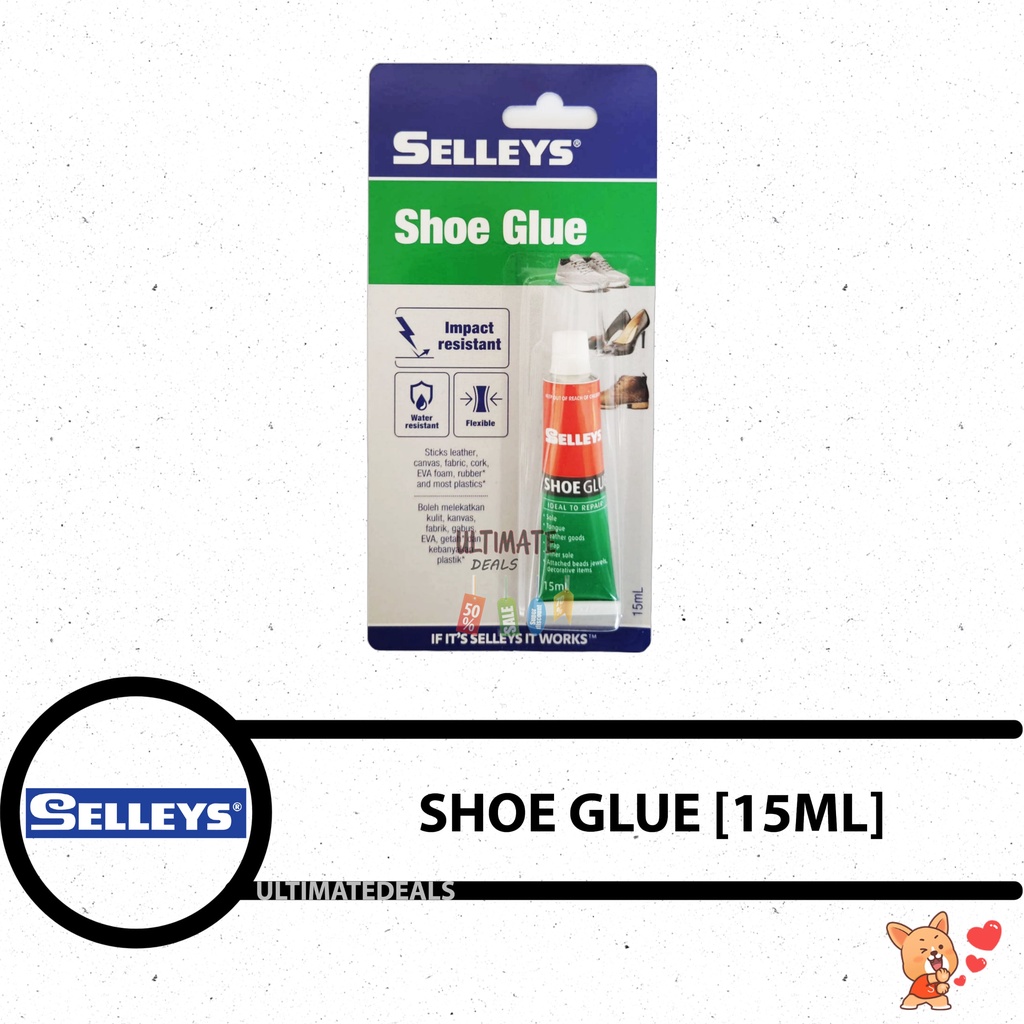 Selleys Shoe Glue Strong Bond 15ml Great for DIY repairs for all