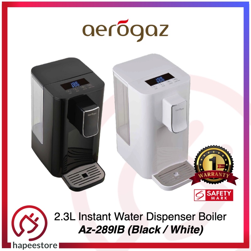 Aerogaz 2.3L Instant Boiling Water Dispenser (AZ289IB) (Black / White