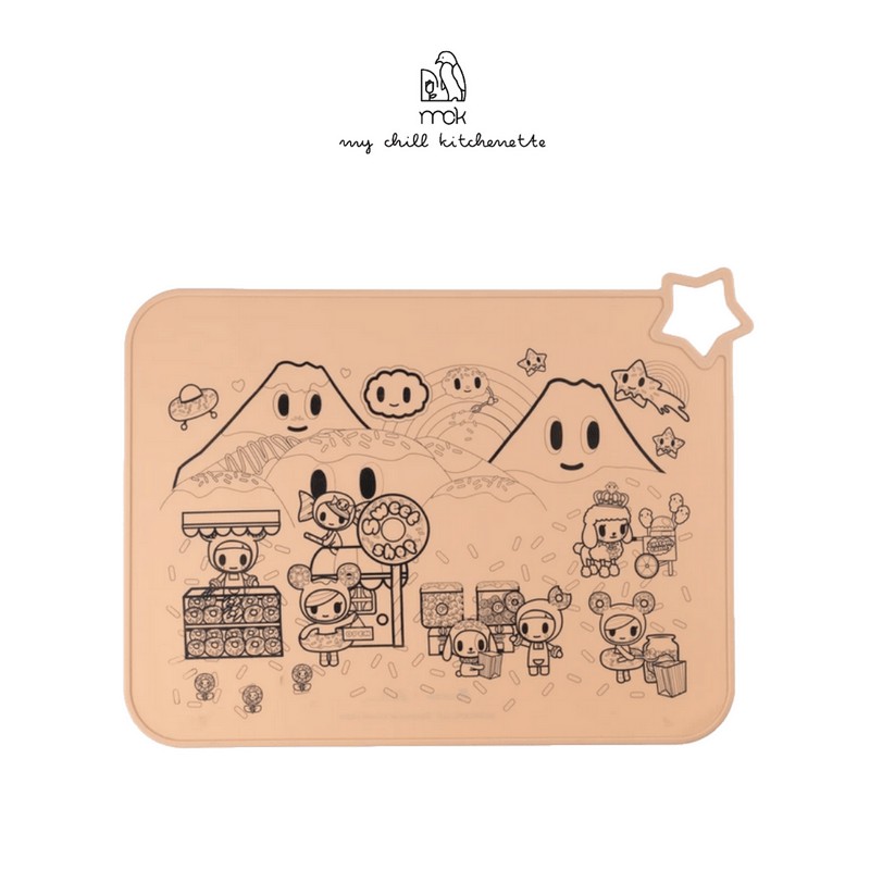 Tokidoki x MCK Waterproof Nonslip Dining Mat ideal as a reusable