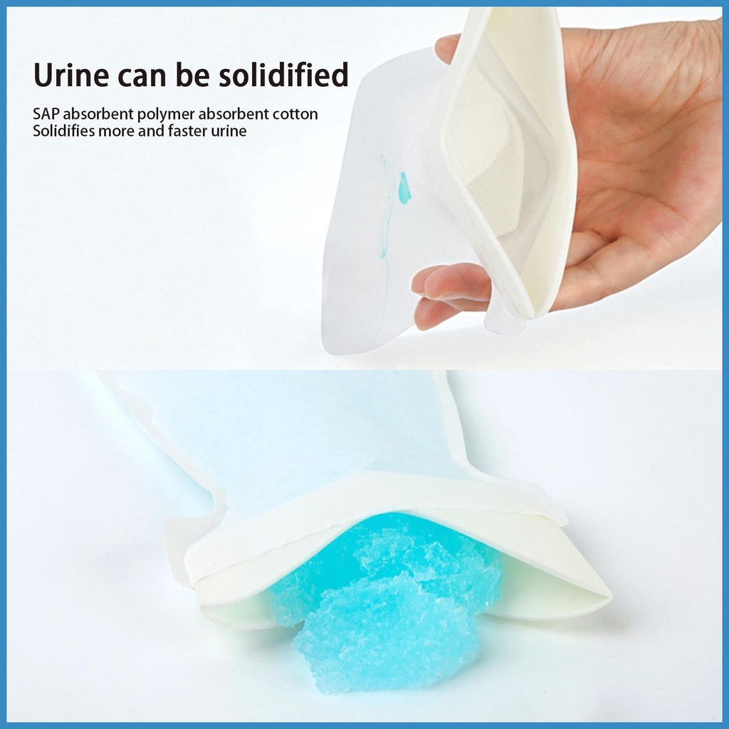 Emergency Urine Bag 4Pcs Disposable Urinal Bags Unisex For Travel