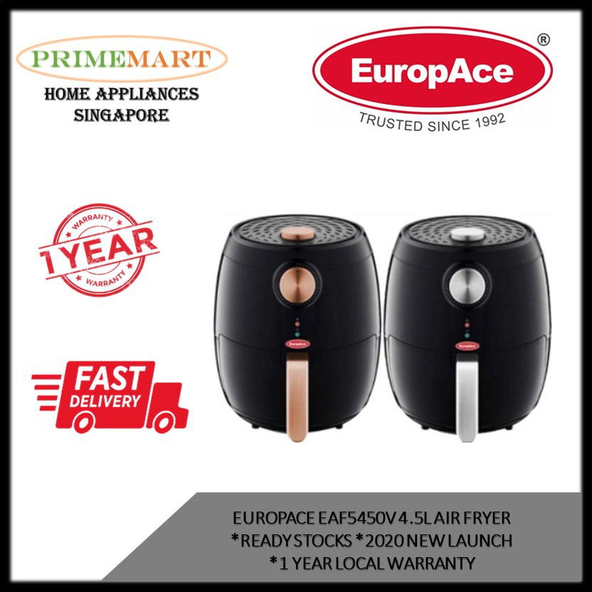 Europace EAF5450V 4.5L Air Fryer Ready Stocks 2020 New Launch * 1
