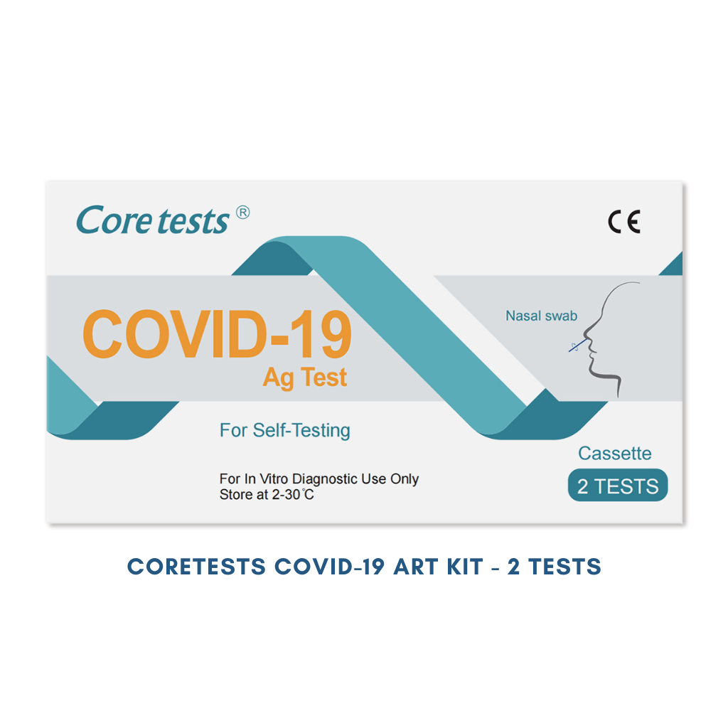 Core tests COVID ART Kit 2 Tests/box Shopee Singapore