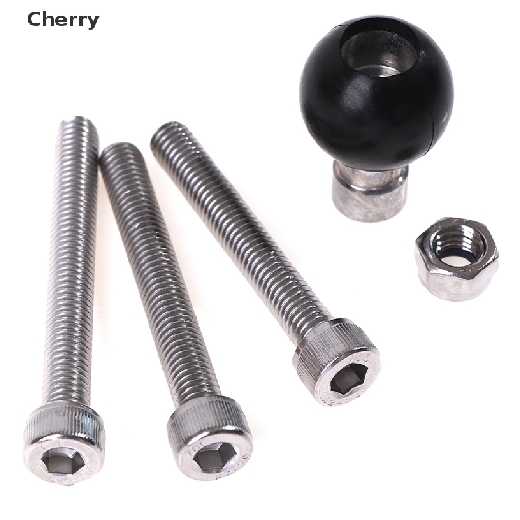 [cherry] Motorcycle Handlebar Clamp Base 1 inch 25mm Ball with M8