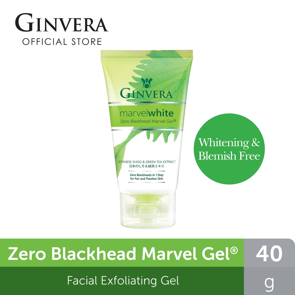 Ginvera Marvel White Zero Blackheads Marvel Gel (40g) Shopee Singapore
