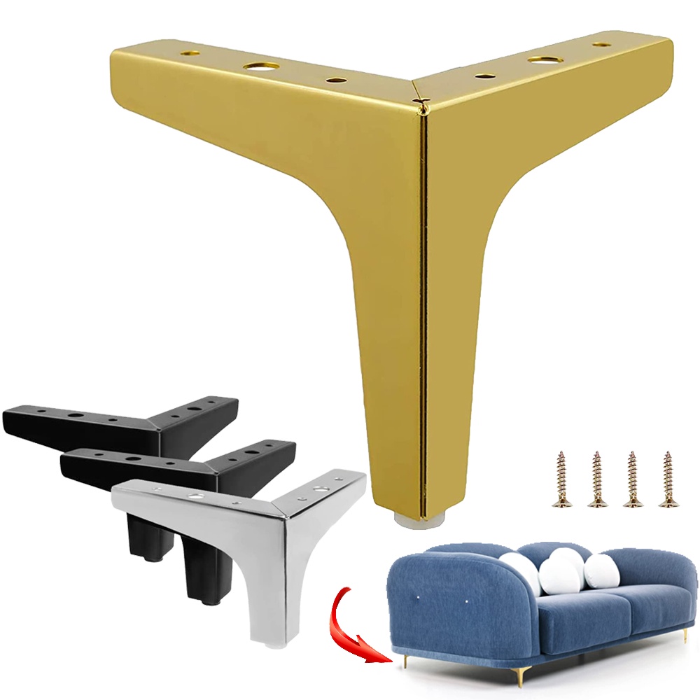 Furniture Legs, Modern Style Sofa Legs Metal Triangle Foot for Table