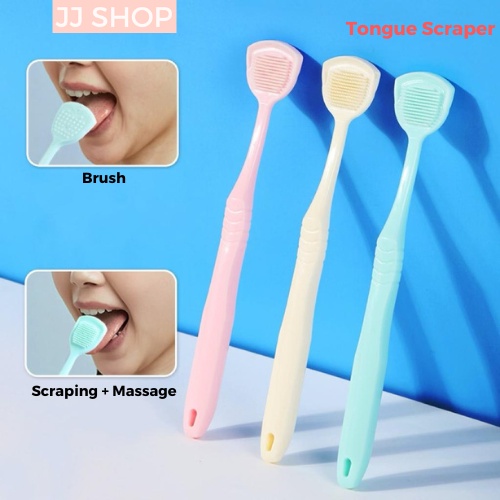 🔥SG READY STOCK🔥Premium Quality Tongue Cleaner Tongue Cleaning Brush
