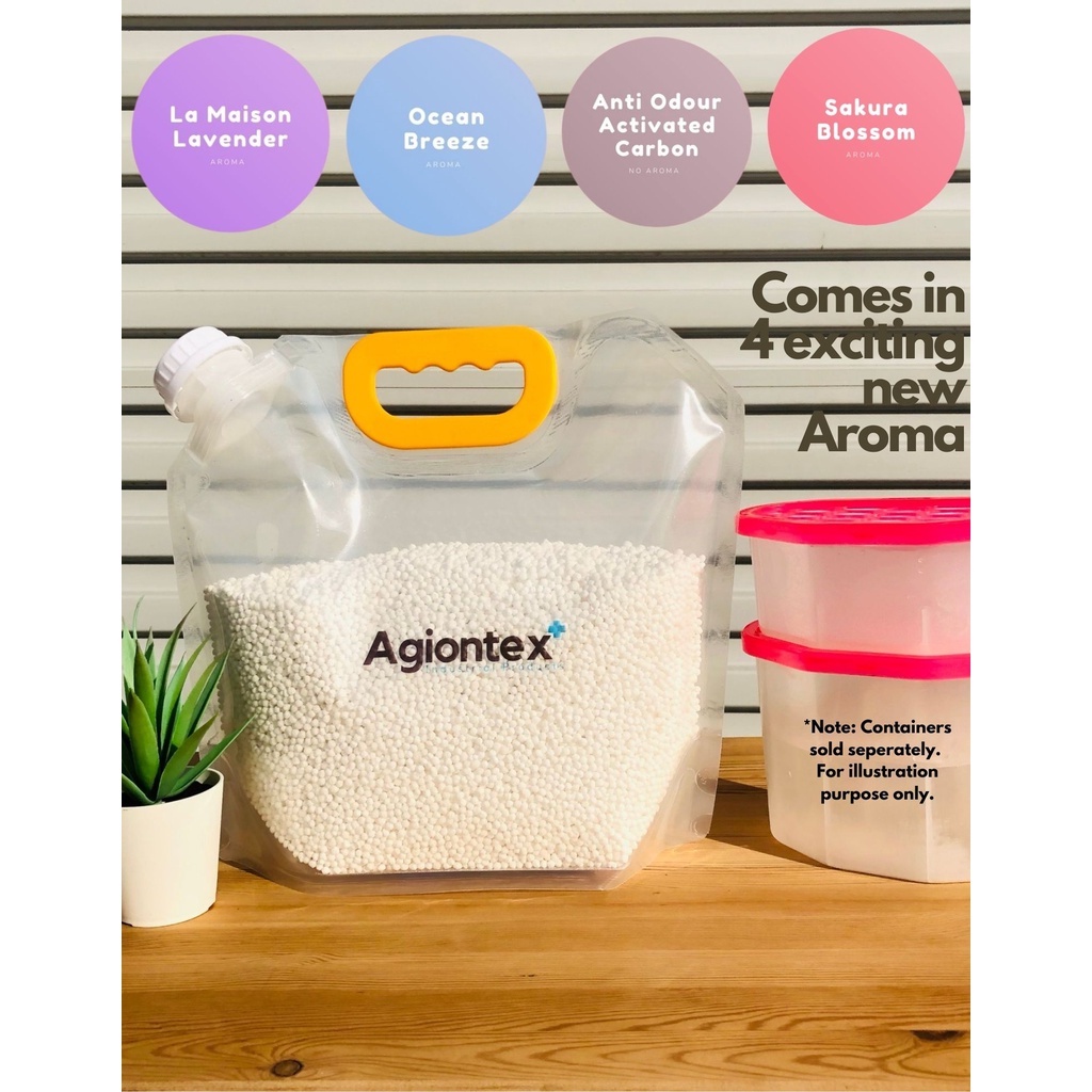 AGIONTEX Dehumidifier Refill EcoFriendly Moisture Absorber