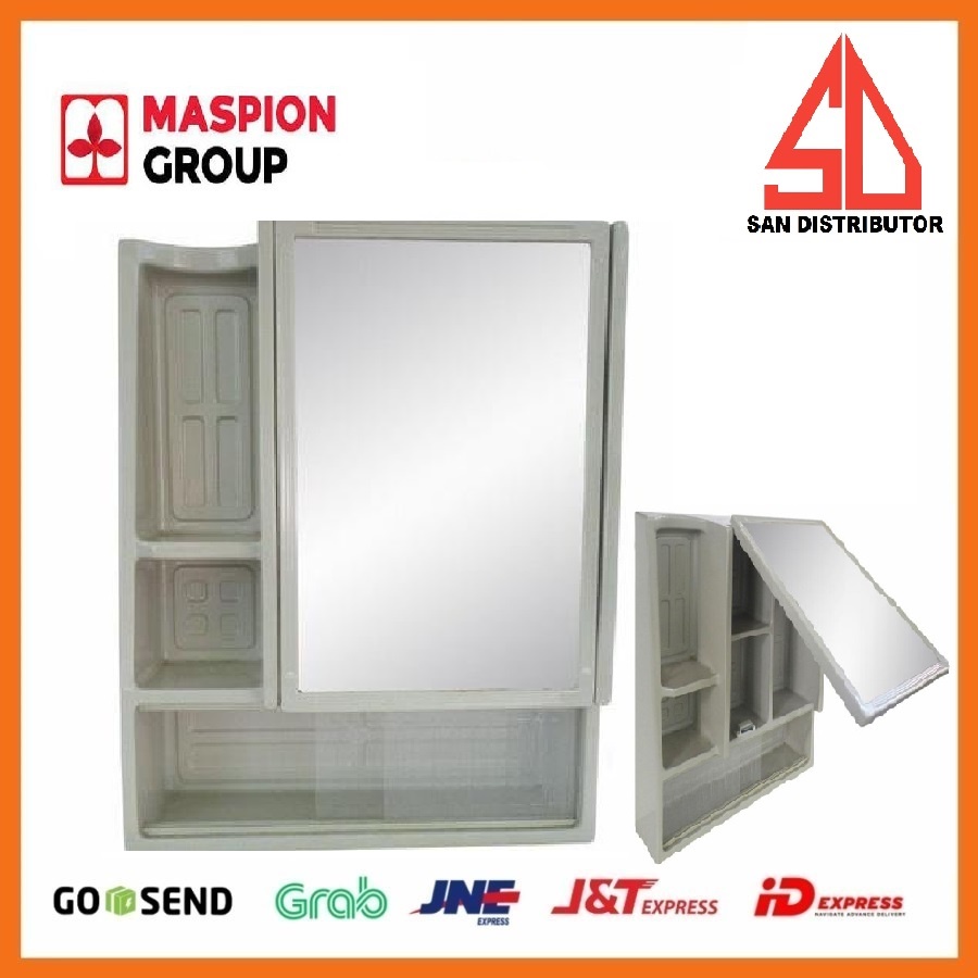 Wall Shelf Glass Mirror Wall Mc18 Maspion/Bathroom Mirror
