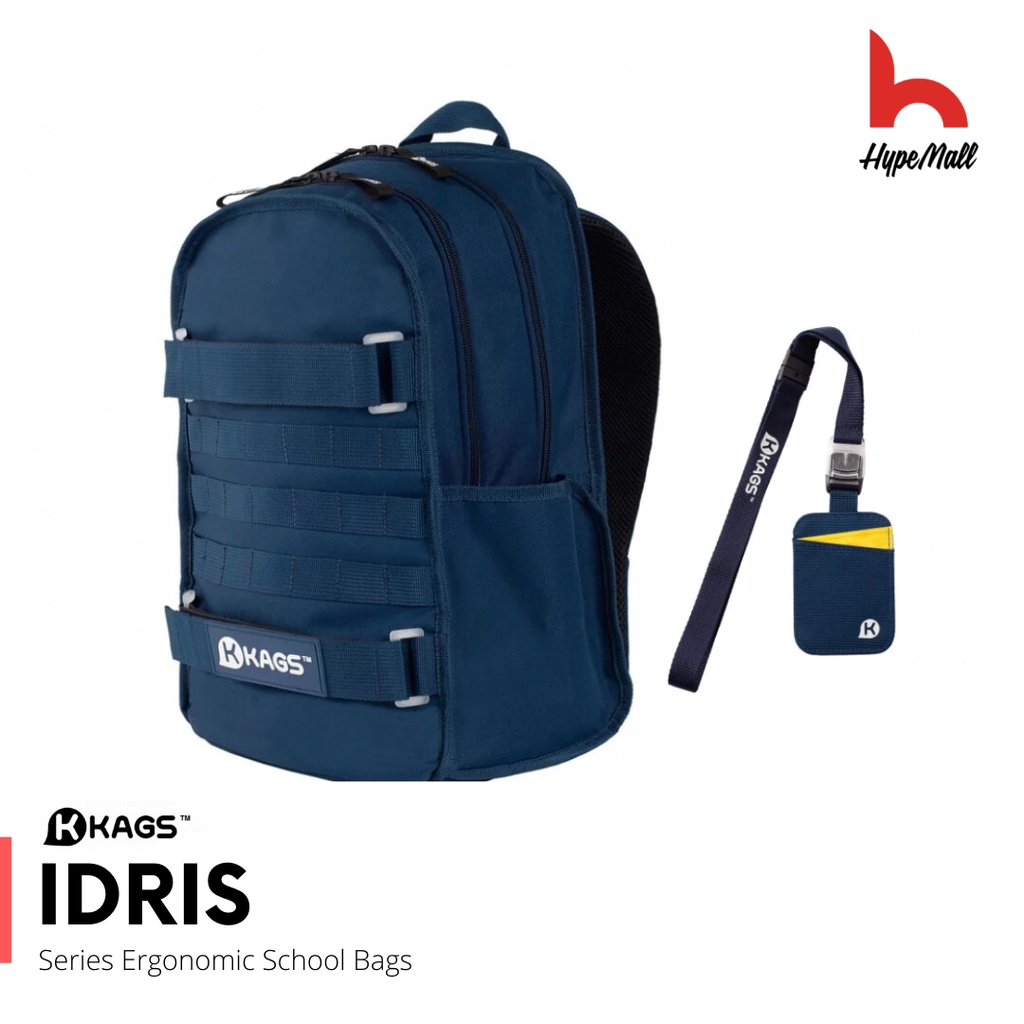 KAGS IDRIS Series Ergonomic School Bags for Primary School Pupils