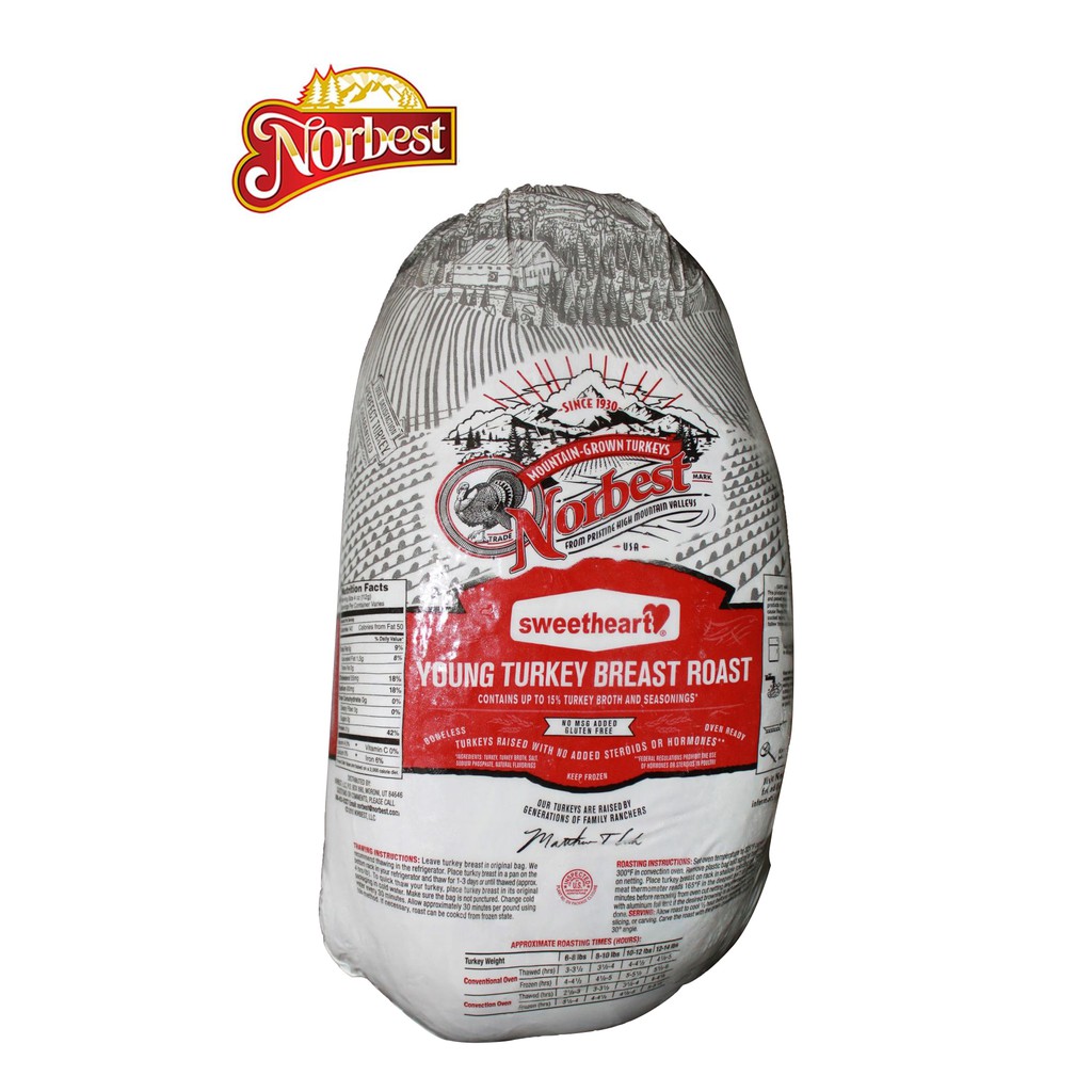 Norbest USA Boneless Turkey Breast (Brined) 45kg Shopee Singapore