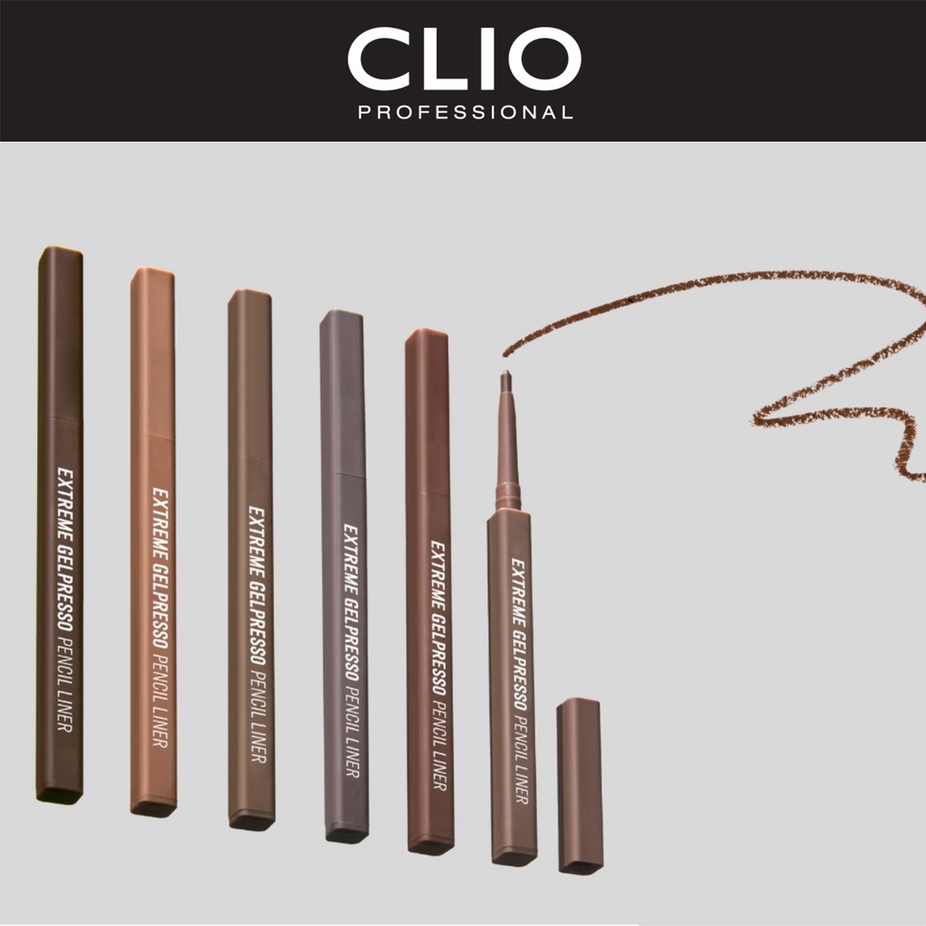 [CLIO] Gelpresso Pencil Liner 0.35g (Longlasting Smudgefree