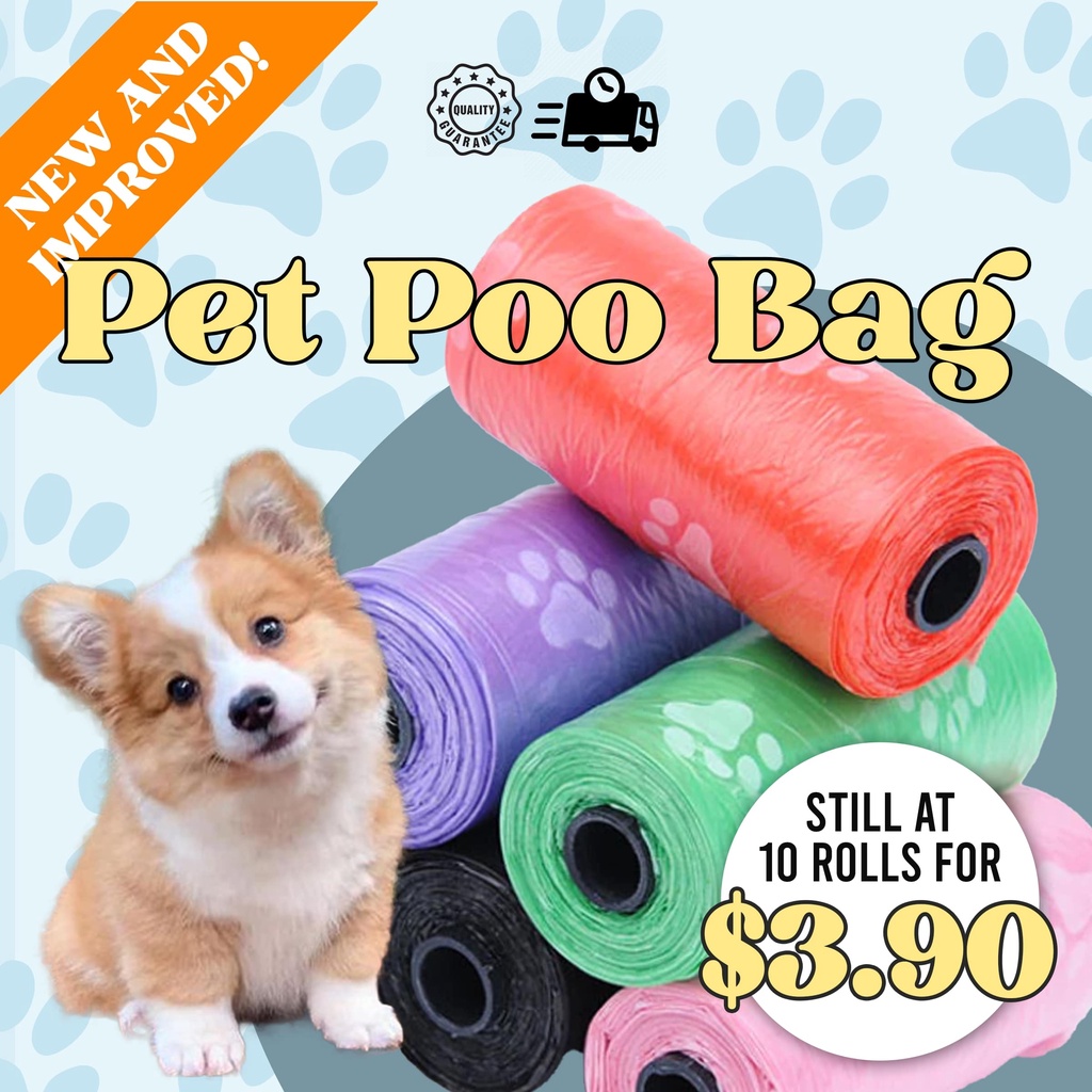 🎆1.1 SALE!🎆 🇸🇬 LOCAL STOCK 🇸🇬 POOP BAG/PLASTIC BAG/POO BAG/PET DOG