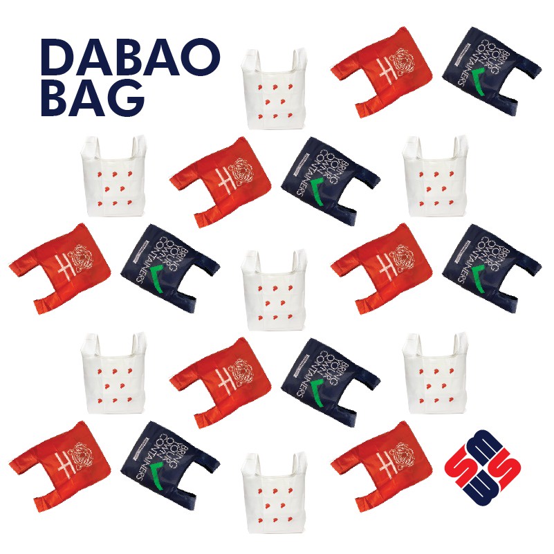 Dabao Bag Series Grocery Bag Foldable Bag Singapore souvenir