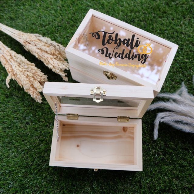 KAYU Pine Wood Money Dowry Place For Dowry Money Shopee Singapore