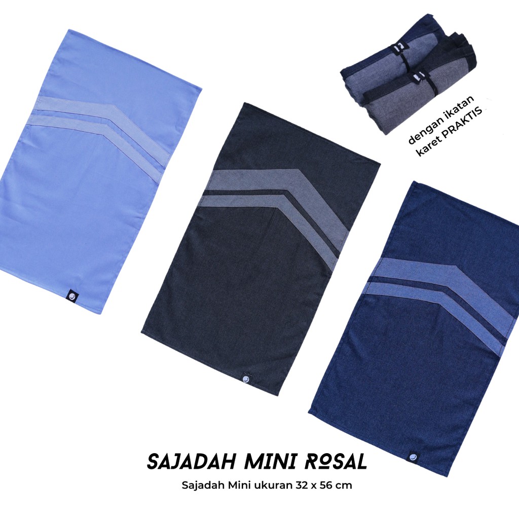 Rosal Mini Prayer Mat Travel Folding Prayer Mat Simple Plain Small