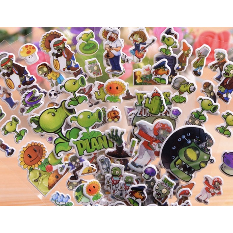 Plants vs Zombies Stickers Shopee Singapore
