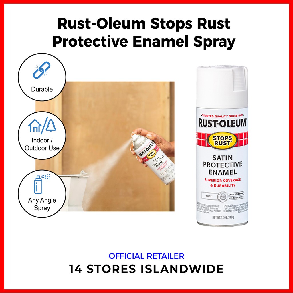 Rustoleum Stop Rust & Rust Prevention Protective Enamel Spray Paint
