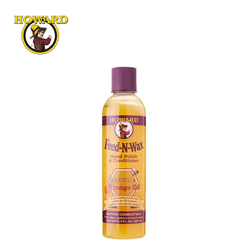 Howard Feed-N-Wax Wood Polish & Conditioner 8oz (236ml) - Wood