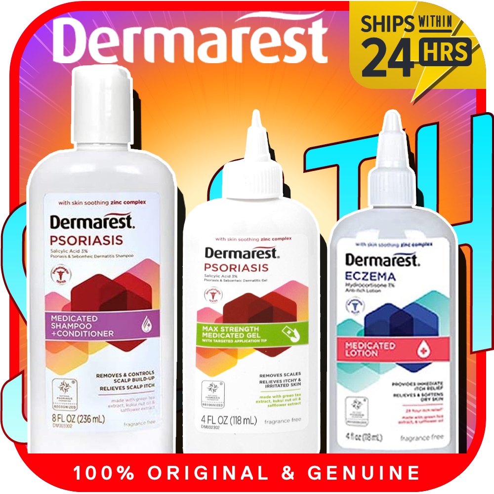 Dermarest Psoriasis Medicated Shampoo and Conditioner 236ml / Treatment