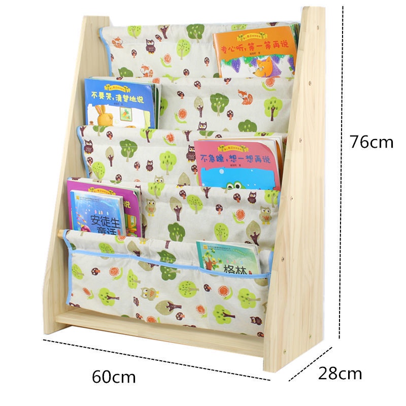 YOUNAL DAXINSI Solid Wood Kids Book Shelf Kids Children Book Shelf Rack