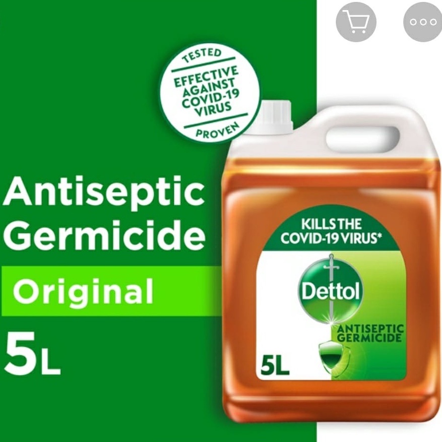 Dettol Antiseptic Germicide Liquid 5L (Kills 99.9 Percent of Germs