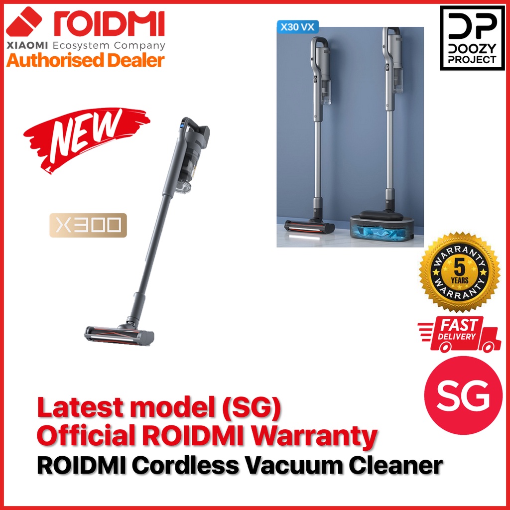 ROIDMI Cordless Vacuum Cleaners X300, X30 VX (5 Years official Roidmi