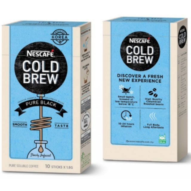 Nescafe Cold Brew (10 x 1.8g) Shopee Singapore