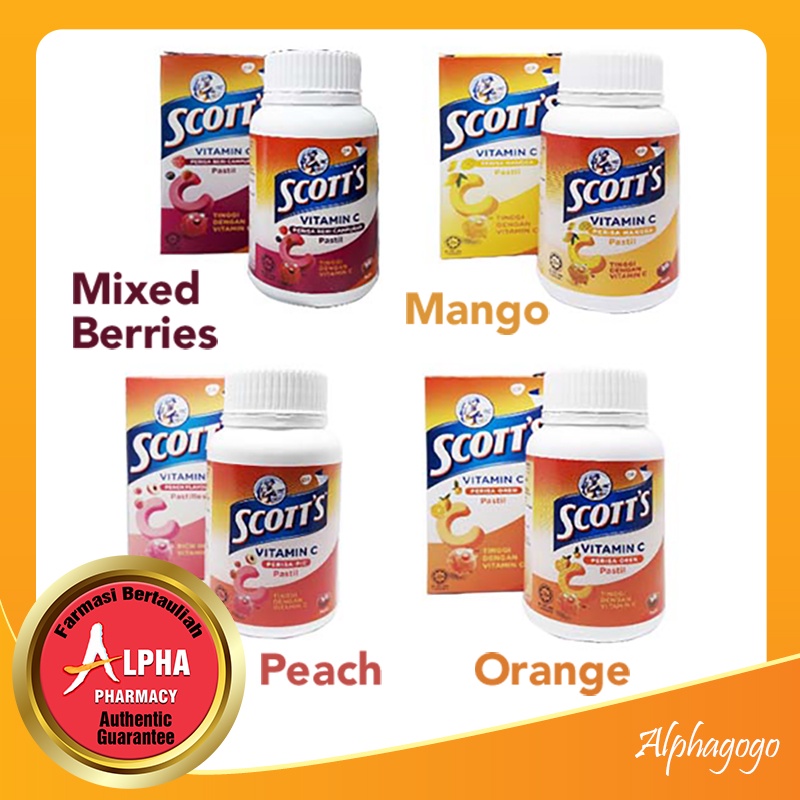 Scott's Vitamin C Pastilles Children Supplement (15 Gummies / 50