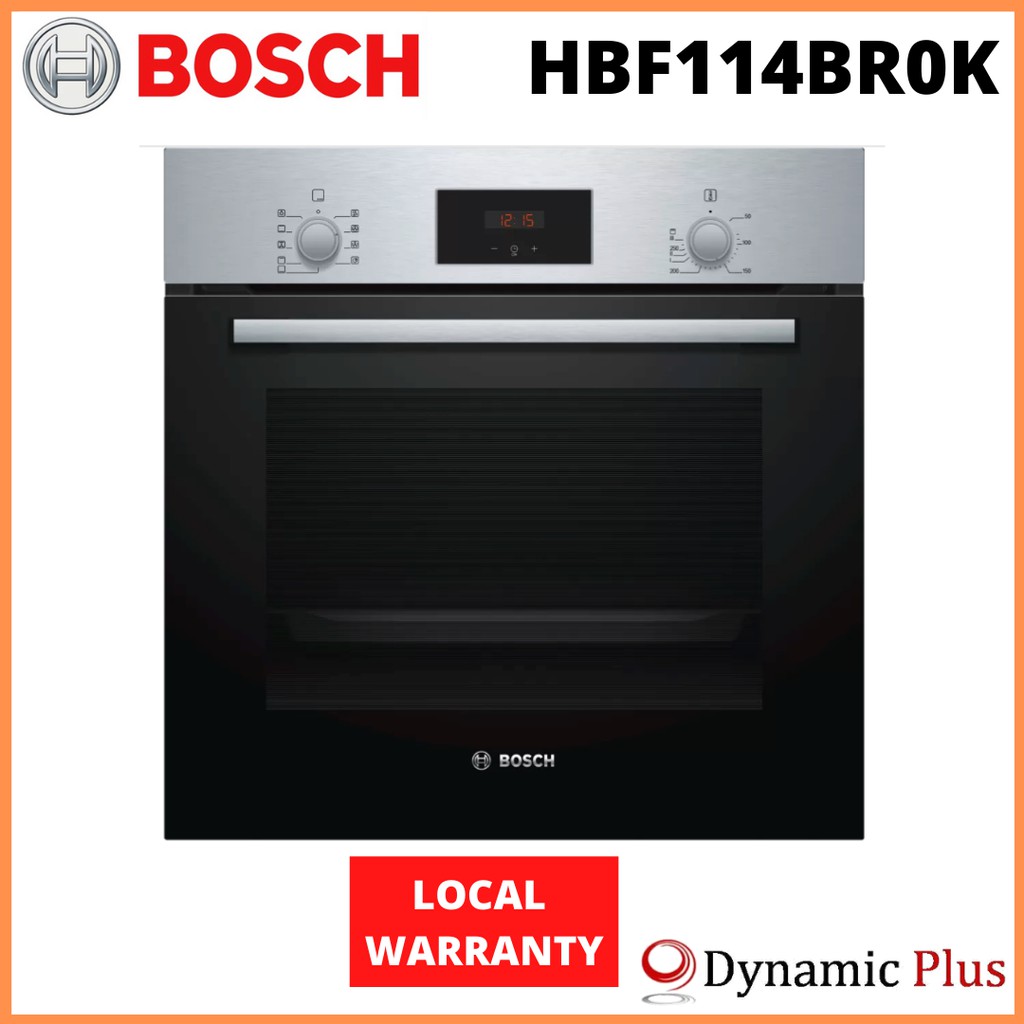 Bosch HBF114BR0K Stainless Steel Builtin Oven Shopee Singapore