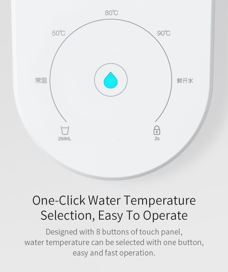 Xiaomi VIOMI 2L Smart Instant Heating Water Dispenser Fast Heating 2L 5