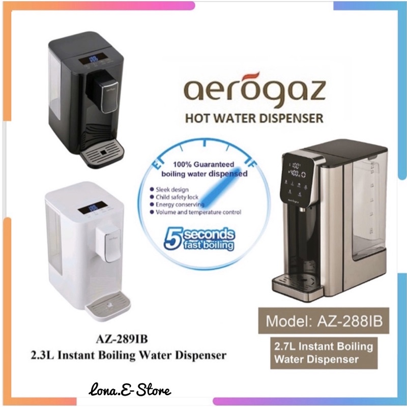💦Aerogaz Instant Boiling Water Dispenser 2.2L / 2.7L Shopee Singapore