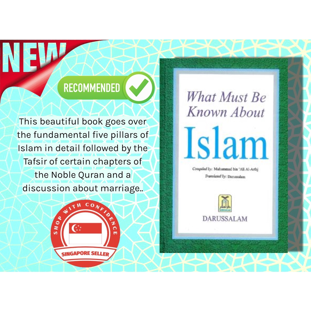 What Must be Known about Islam (English Islamic Book) Shopee Singapore